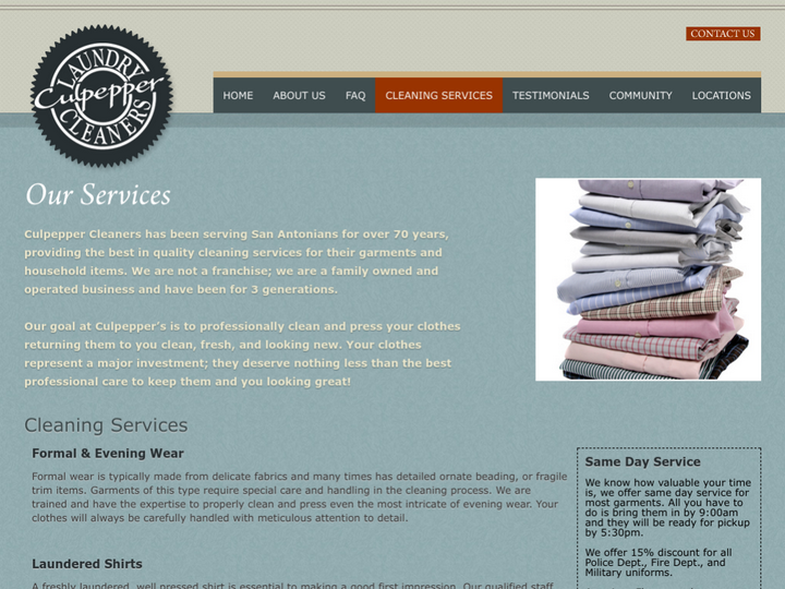 Culpepper Laundry Cleaners