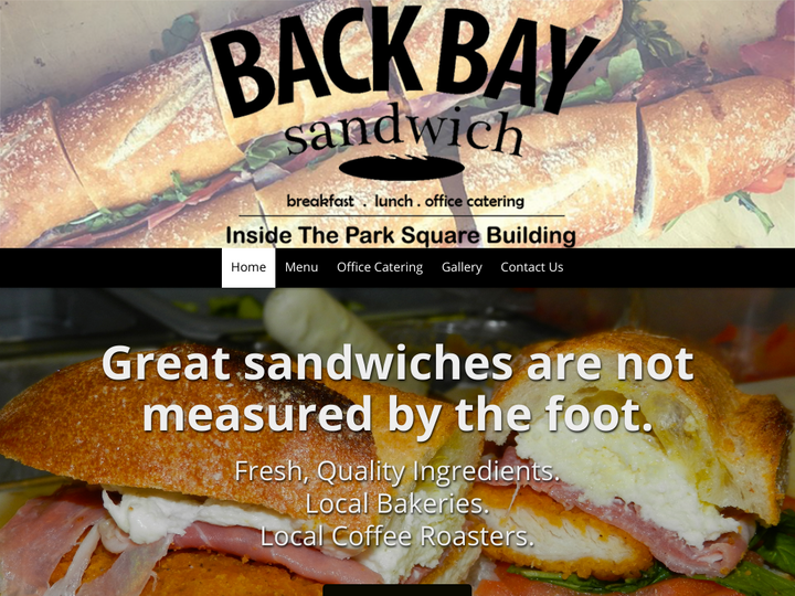 Back Bay Sandwich