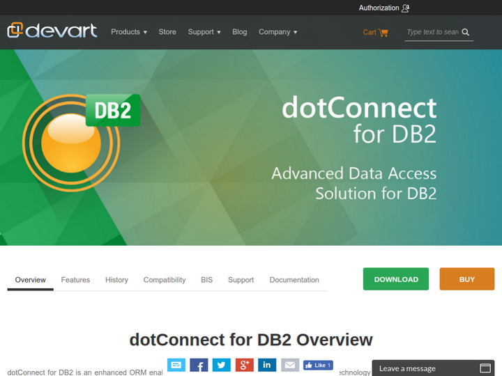 dotConnect for DB2