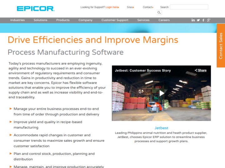 Epicor Manufacturing