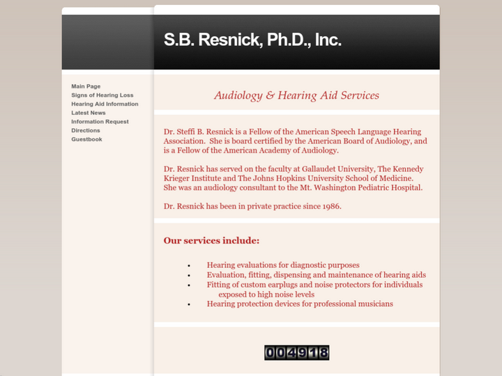 S.B. Resnick, Ph.D., Inc.