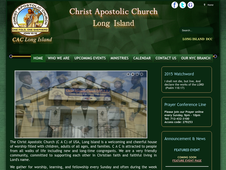 THE CHRIST APOSTOLIC CHURCH