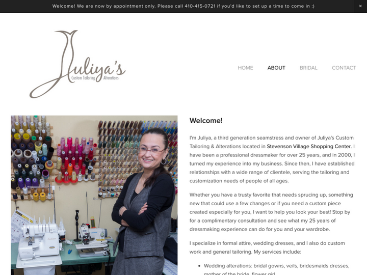 Juliya's Custom Tailoring & Alterations