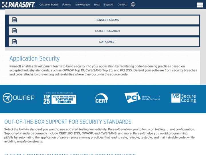 Parasoft Application Security Solution