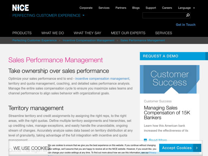 NICE Sales Performance Management