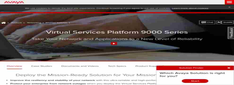 Avaya Virtual Services Platform 9000