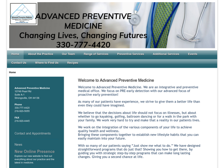 Advanced Preventive Medicine