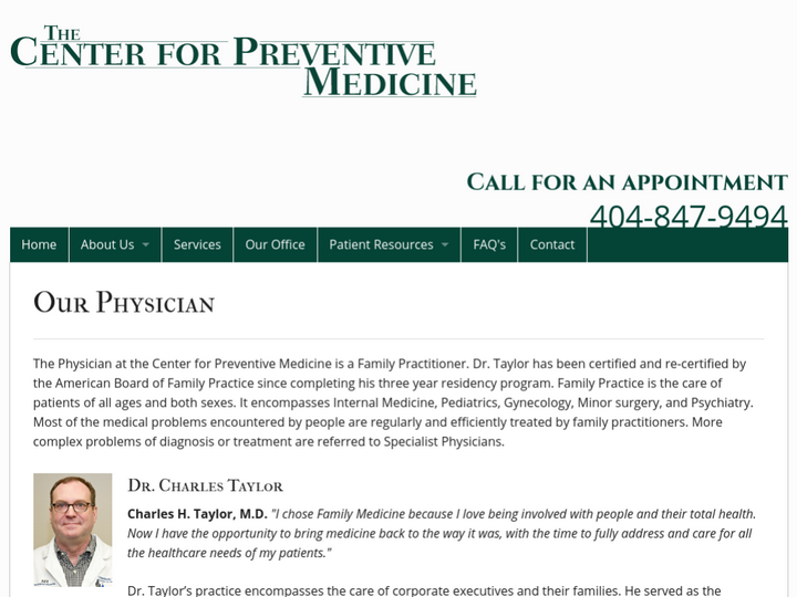 The Center for Preventive Medicine