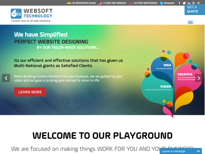 6ix Websoft Technology