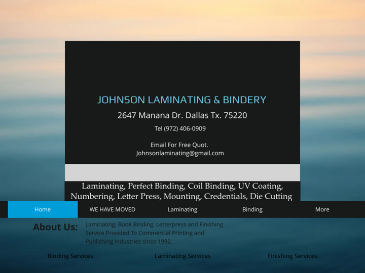 JOHNSON LAMINATING & BINDERY