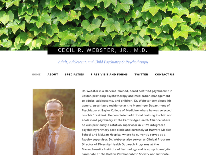 Cecil R Webster Jr MD