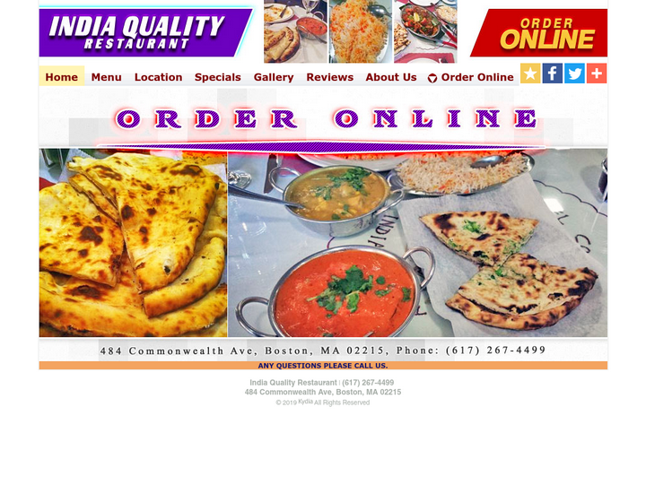 India Quality Restaurant