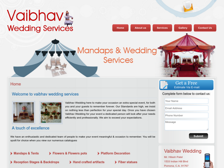 Vaibhav Wedding Services Inc.