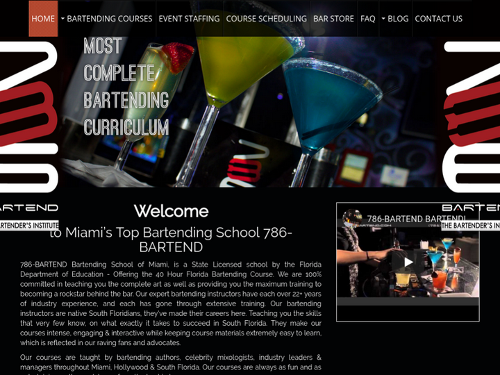 786-Bartend Bartending School