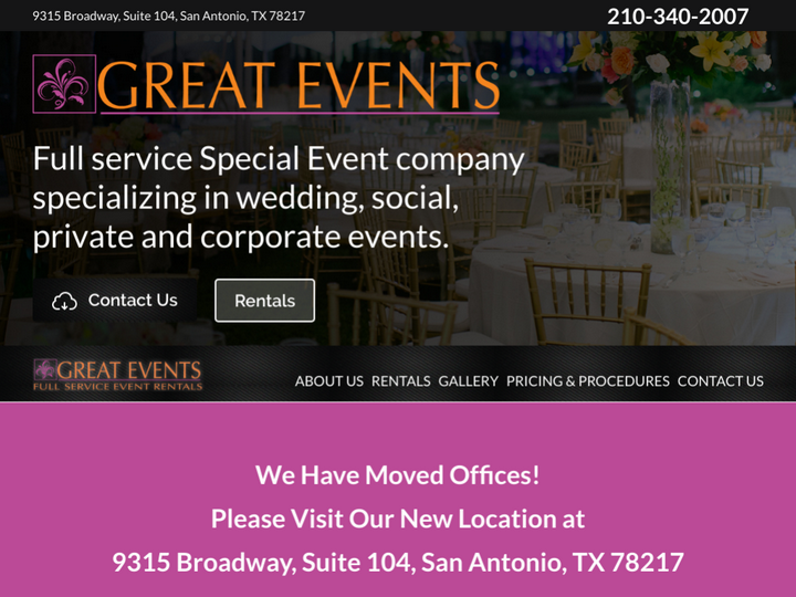 Great Events and Rentals