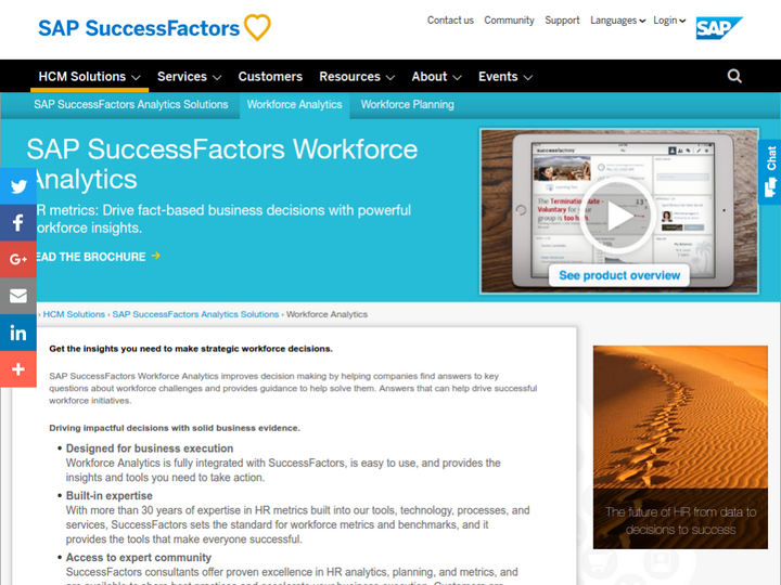 SuccessFactors Workforce Analytics