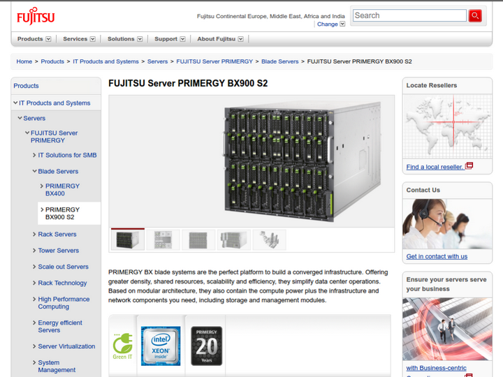 Fujitsu PRIMERGY BX900