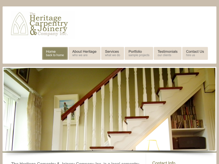 Heritage Carpentry and Joinery Company Inc