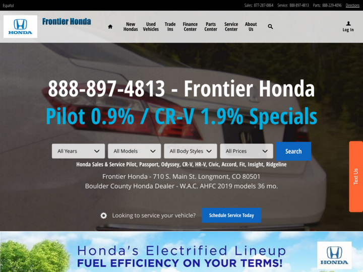 Frontier Honda