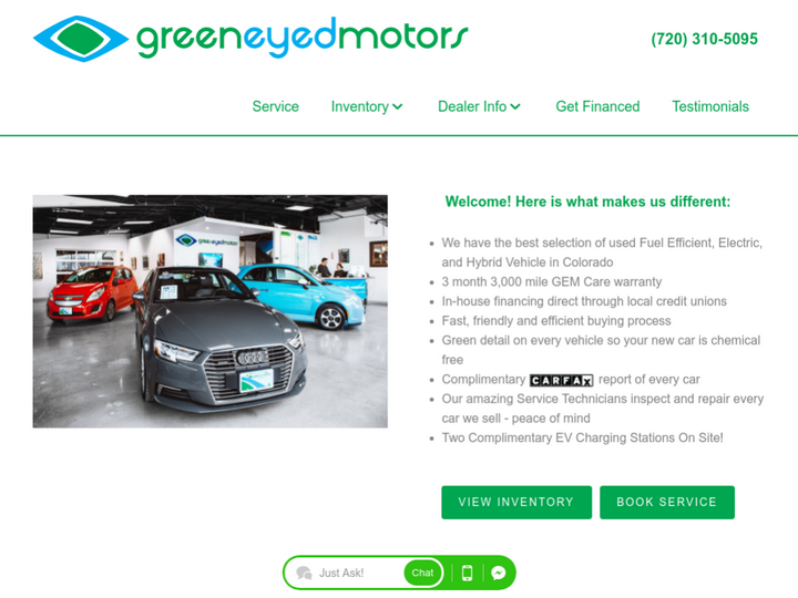 Green Eyed Motors
