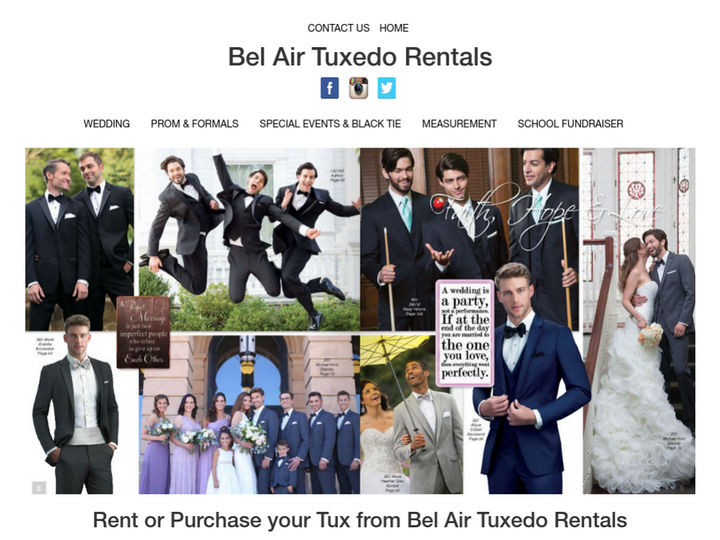 Bel Air Tuxedo Rentals