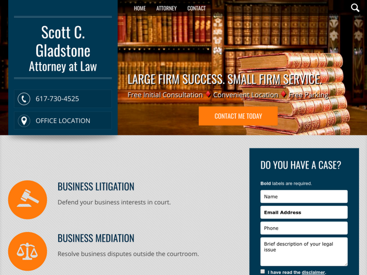 Scott C. Gladstone, Attorney at Law