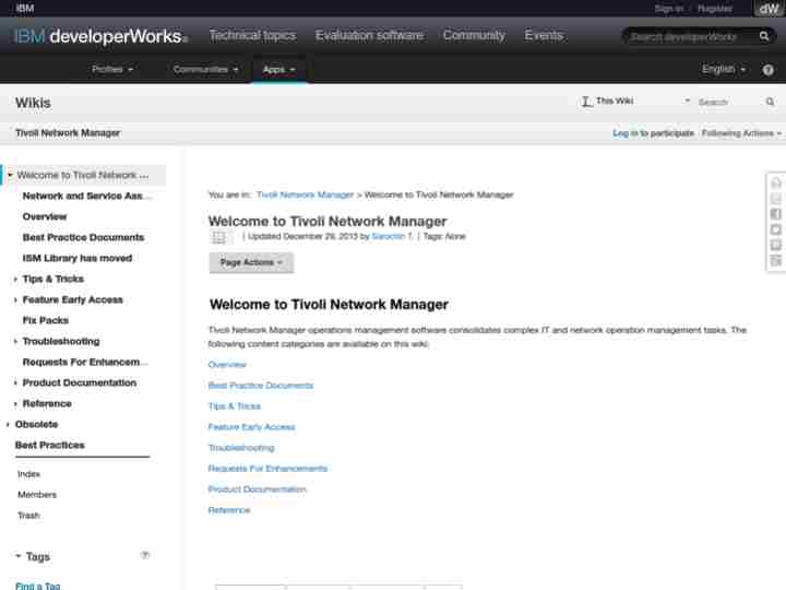 Tivoli Network Manager
