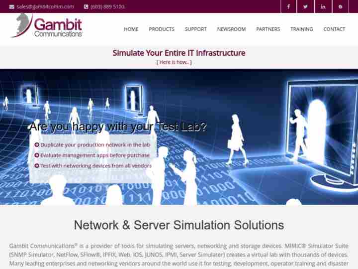 Gambit MIMIC SNMP Simulator