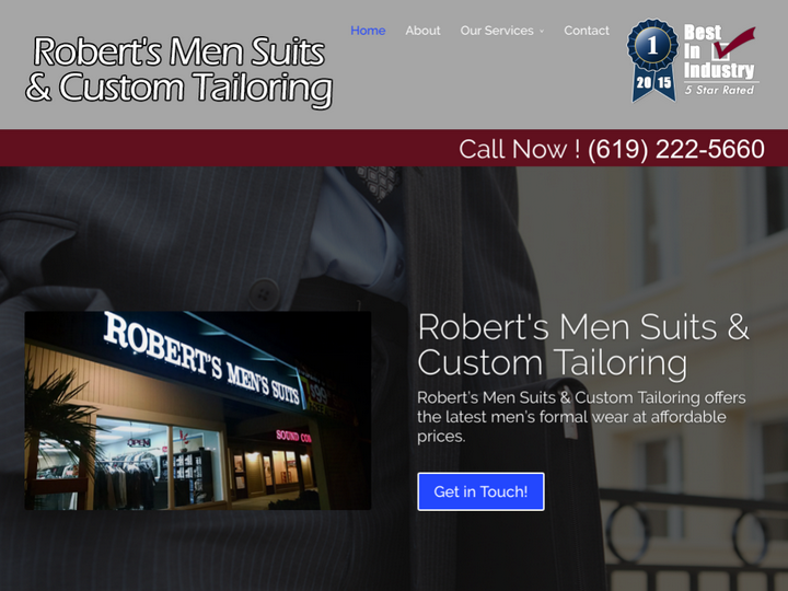 Robert's Men Suits & Custom Tailoring