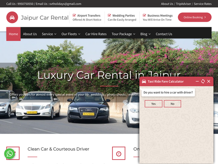 SVT Jaipur Car Rental Services
