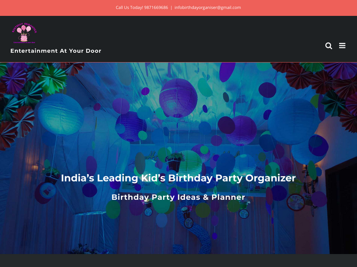 Birthday organiser - Theme Party Planner