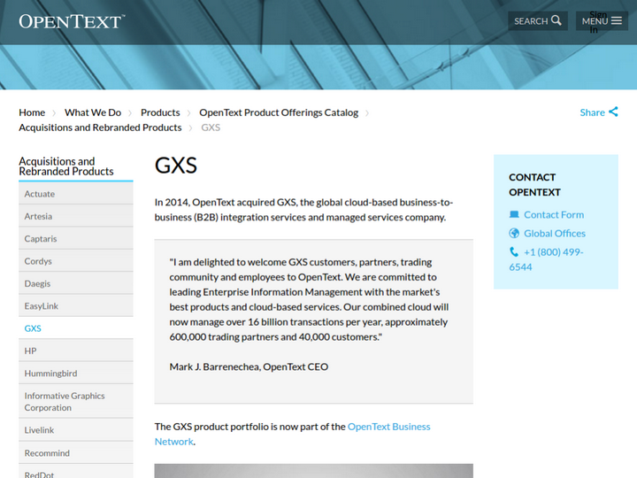 OpenText GXS