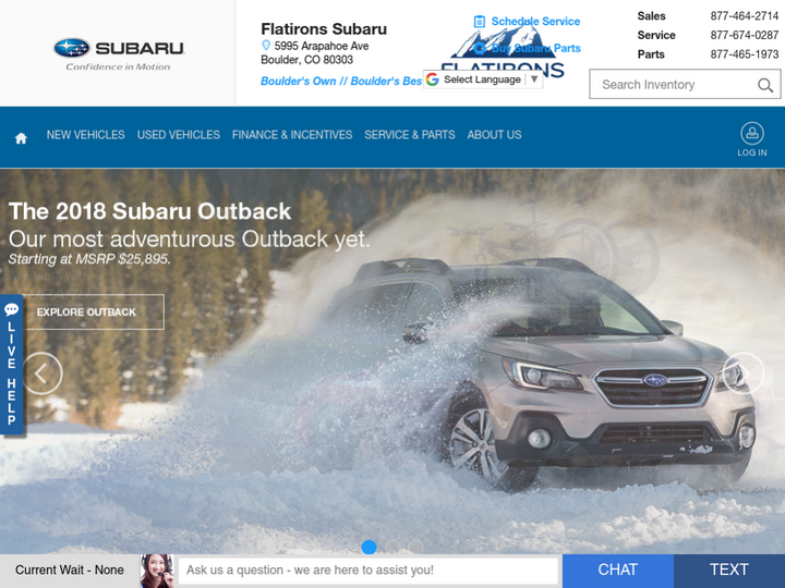 Flatirons Subaru
