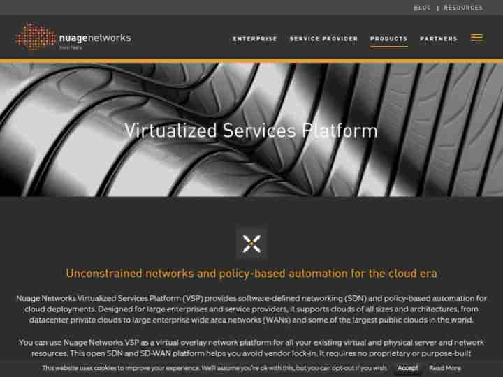 Nuage Networks Virtualized Services Platform (VSP)
