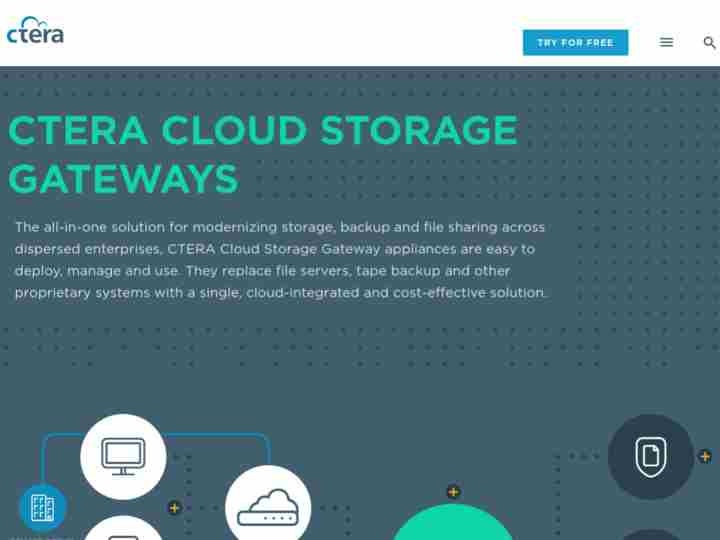 CTERA Cloud Storage Gateways