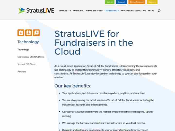 STRATUSLIVE FOR FUNDRAISERS