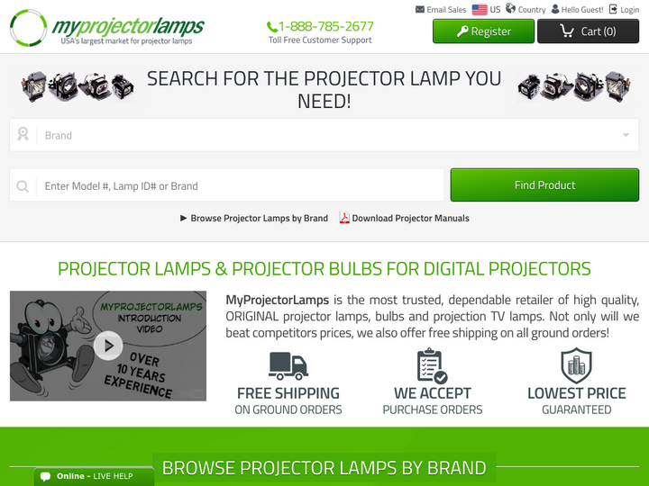 MyProjectorLamps