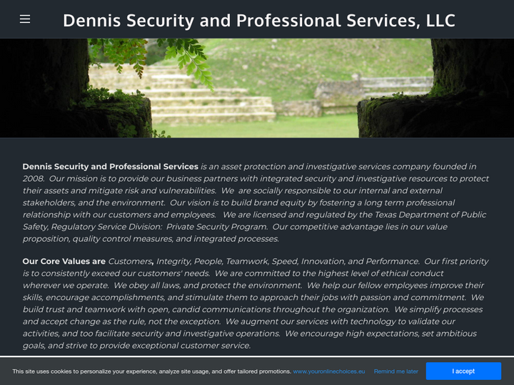 Dennis Security and Professional Services, LLC