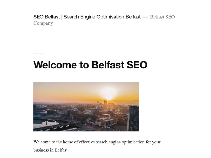 SEO Belfast | Search Engine Optimisation Belfast | SEO Co