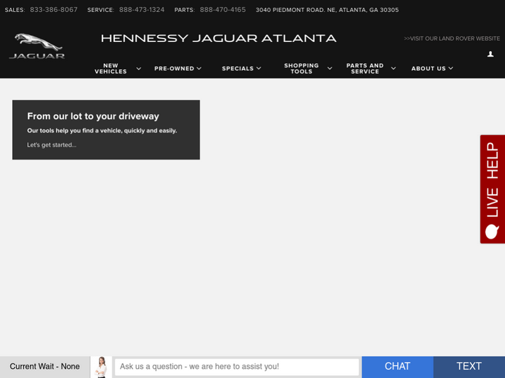 Hennessy Jaguar Atlanta