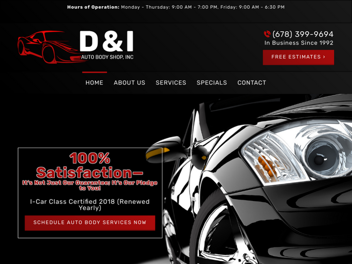 D&I Auto Body Shop, Inc