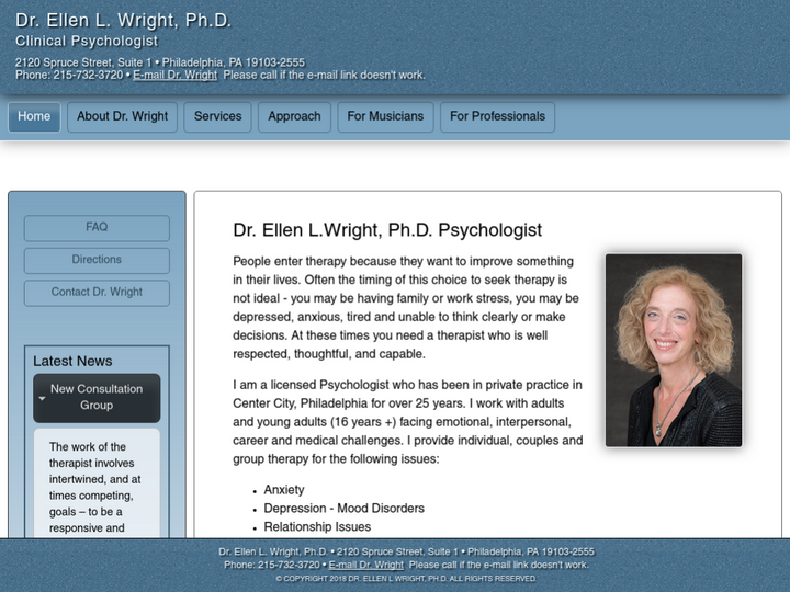 Dr. Ellen L. Wright, Ph.D.