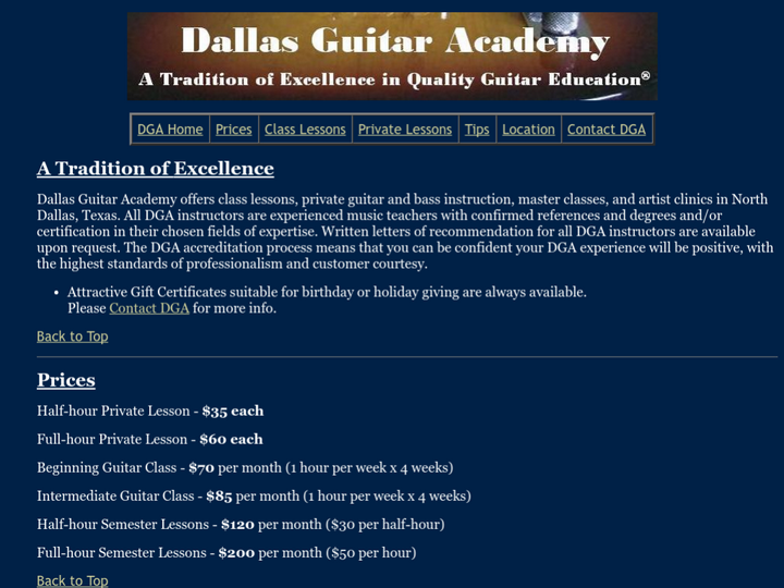 Dallas Guitar Academy