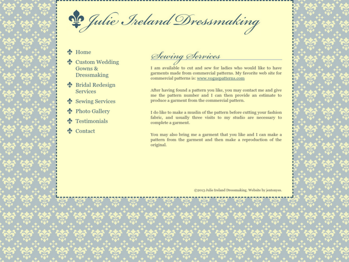 Julie Ireland Dressmaking