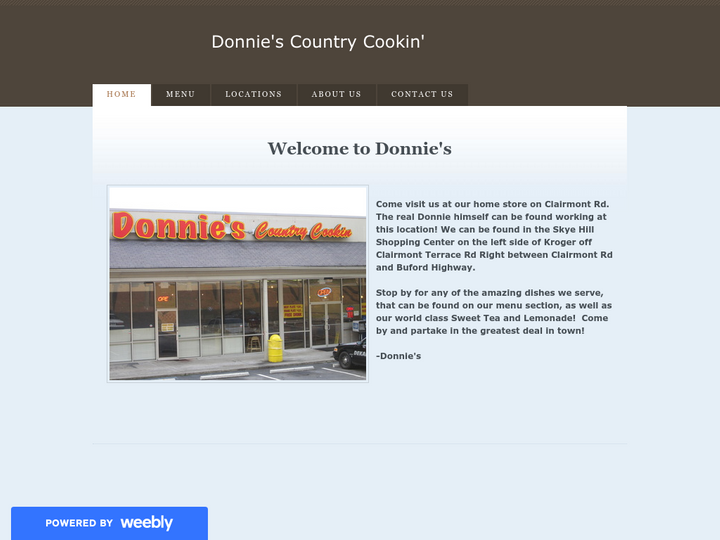 Donnie's Country Cookin