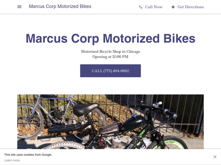 Marcus Corp Motorized Bikes