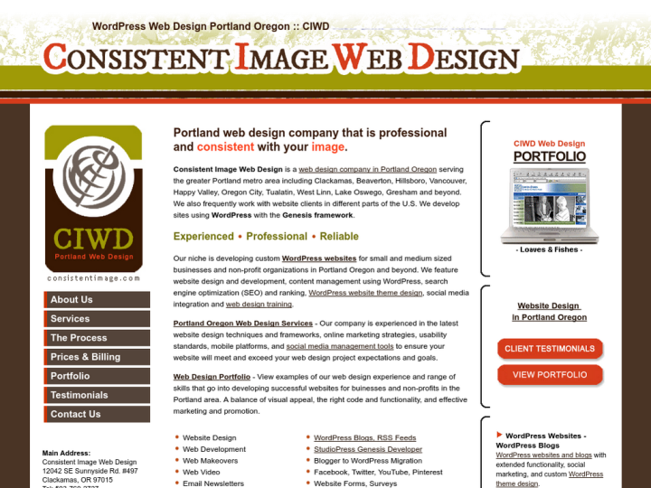 Consistent Image Web Design