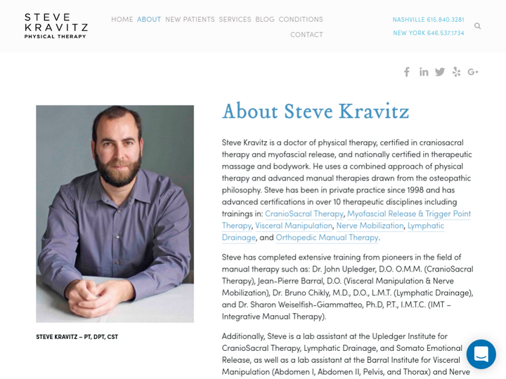 Steve Kravitz Physical Therapy