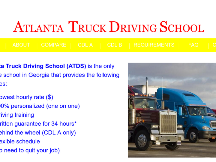 Atlanta Truck Driving School