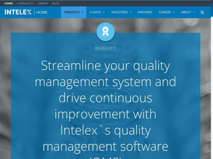 Intelex Quality Management System